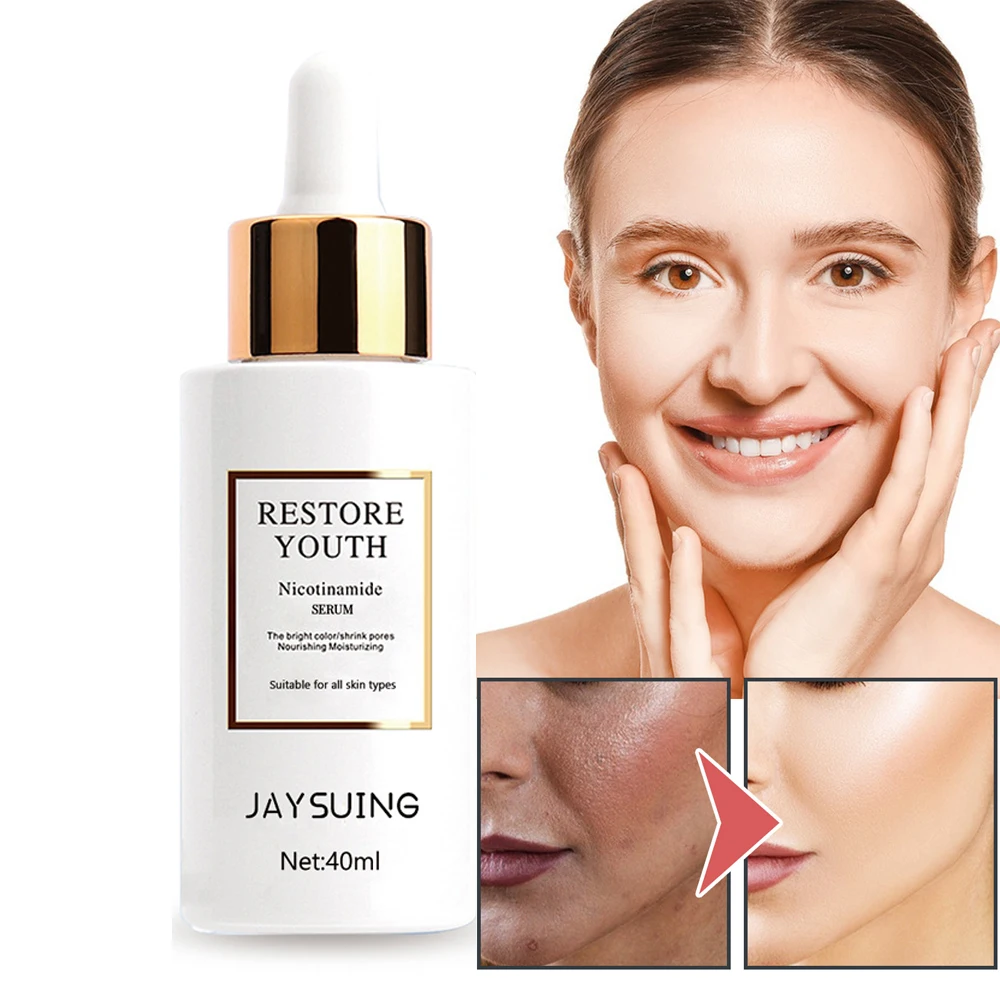 

Facial Serum Shrink Pore Brighten Skin Care Replenishment Whitening Moisturize Firming Facial Essence Niacinamide Korean Beauty