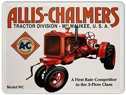 

Allis-Chalmers модель WC трактор домашний декор стен 12x16 дюймов