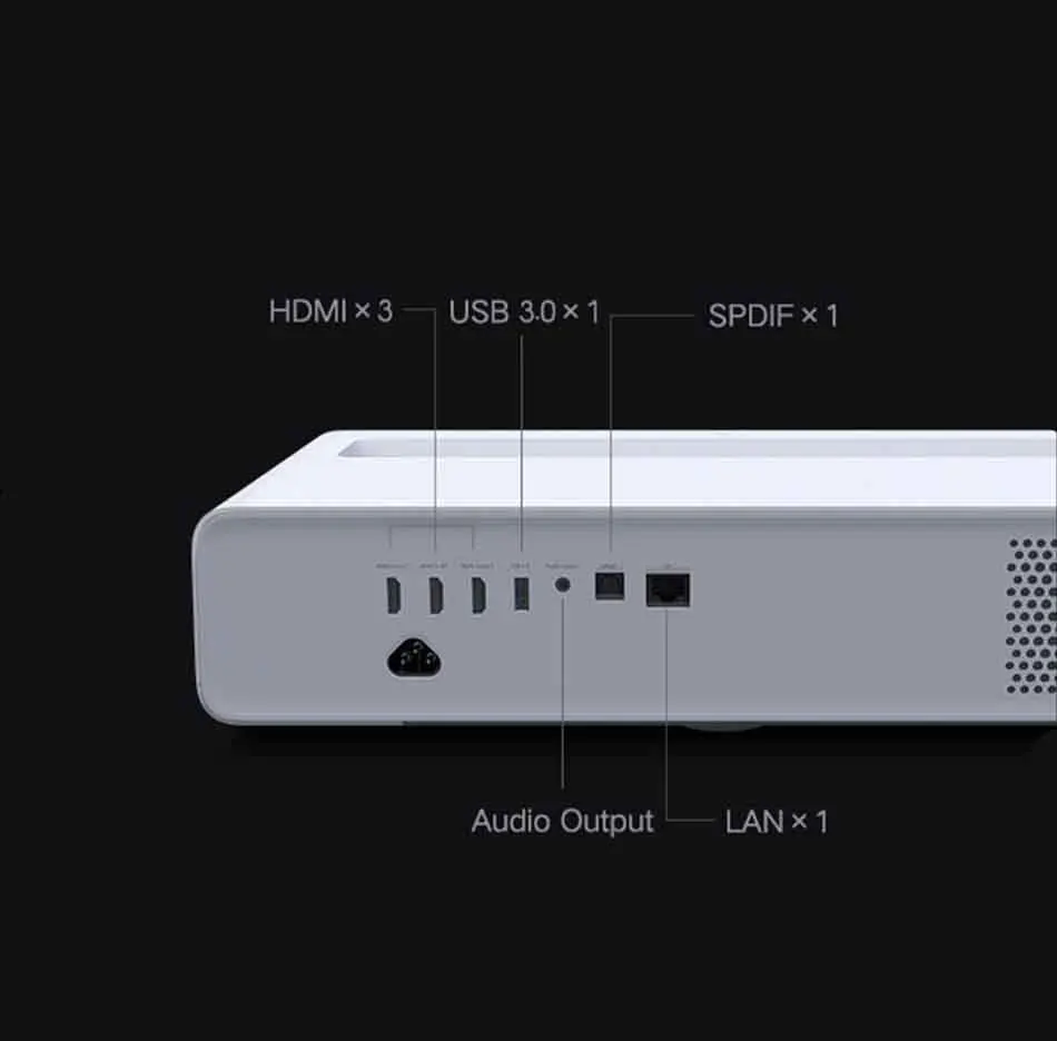 2024 Новейший тройной лазерный проектор Mi Full RGB UST 4K с двойным Wi-Fi 5G 1920x1080p HD Проекторы