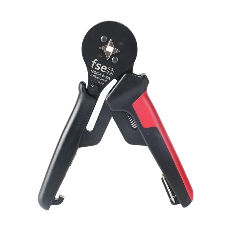 

Crimping Pliers Tubular Terminal HSC8 6-4A Crimper Wire Ferrule Crimper Hand Tools Household Electrical for AWG 28-10