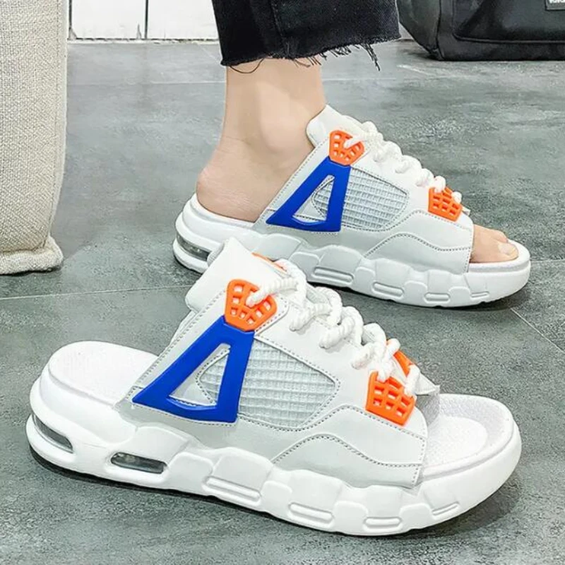 Сандалии мужские пляжные удобные босоножки оригинальная Брендовая обувь летние