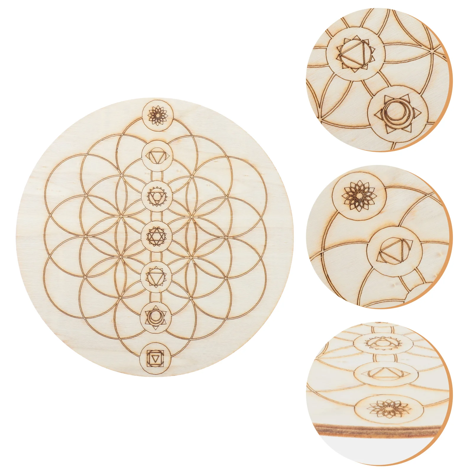 

Crystal Board Grid Base Pendulum Wooden Wall Stonesmandalaballsdisplay Alphabetshelf Cube Sacred Metatrondowsing Coasters Wood