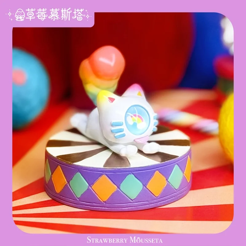 Фото Оригинальная серия Mystery Box Strawberry Mousseta Downy Prank Paradise: коллекционные фигурки, модные игрушки, подарочные наборы №5