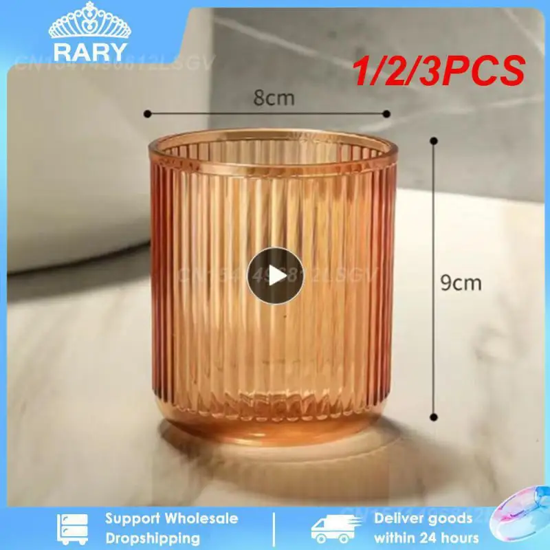 1/2/3 шт. пара прозрачная удобная чашка для зубной щетки универсальная модная