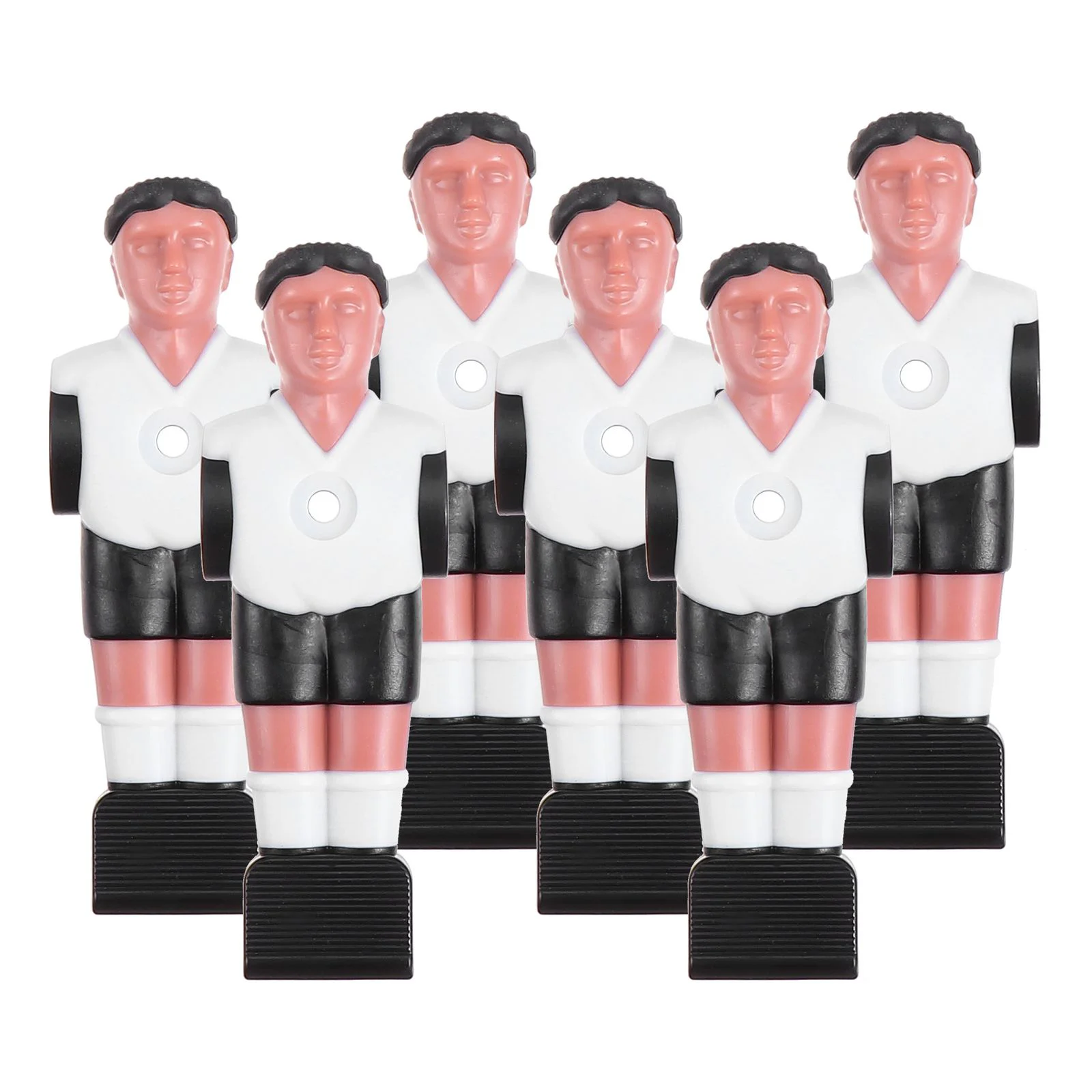 

6 Pcs Desktop Accessories Table Football Game Parts Tabletop Foosball Men Guys Soccer Figurines Games Mini Machine