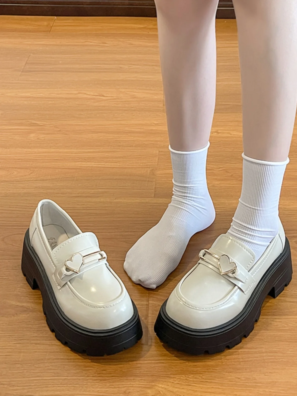

Туфли-оксфорды женские с мехом, повседневные кроссовки, лоферы, платформа, круглый носок, без застежки, плоская подошва, осень