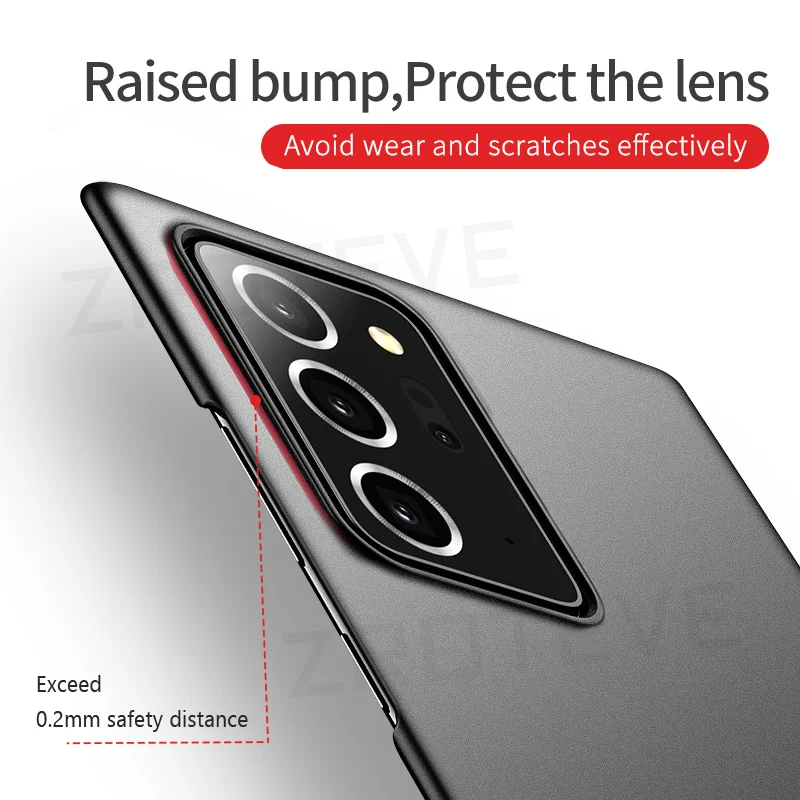 Note20 Ultra Case Zroteve Slim Hard PC Matte Cover For Samsung Galaxy Note 20 8 9 10 Lite S9 S10 S21 FE S20 S22 S23 Plus Cases