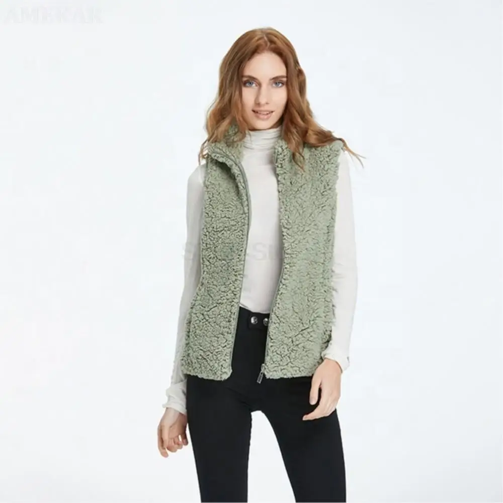 Woman Sport Real Fur Casual Vest Sleeveless Girls Real Fur Warmth Winter Coat Luxury Fashion Pure Color Zipper Parkas Plus Size