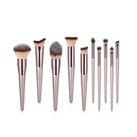 makeup brush set professional makeup brushes wooden handle cosmetics brushes foundation face eye make up brushes kit