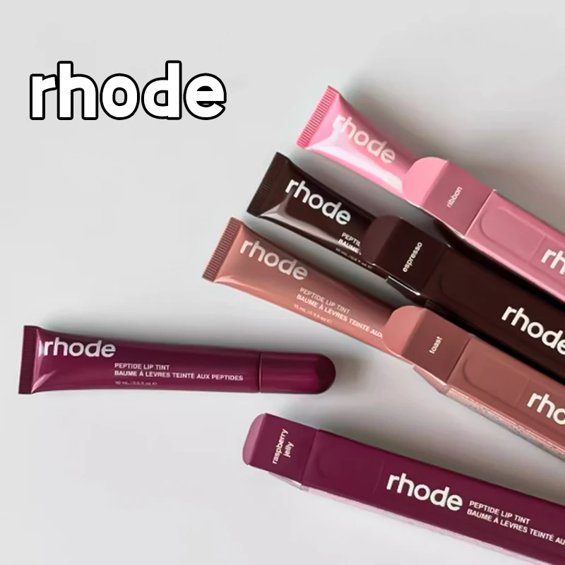 10 мл 4 цвета блеск для губ Rhode Balm длительный увлажняющий шелковистый желе