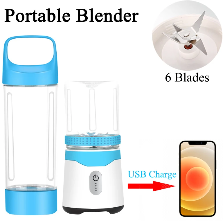 Portable Mini Blender Mixer Machine Juicer for Kitchen Fruit