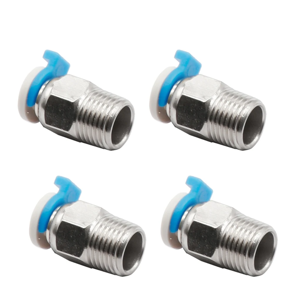 

10pcs 3D Printer Parts V6 Pneumatic Quick Connector Fitting PC4 01 M10 For 1.75mm PTFE Tube Bowden Extruder RepRap Hotend J-head