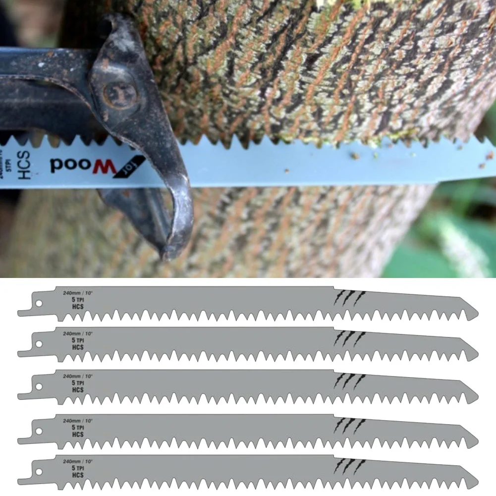 

5Pcs Reciprocating Saw Blades For Fast Cutting Straight Cutting Woodworking Saber Saw Blades Jigsaw Blades S1531L