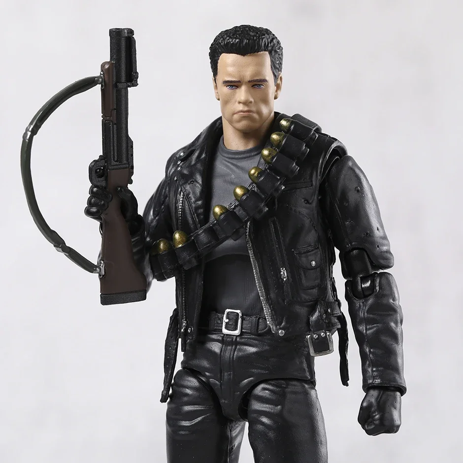 MAFEX No199 Терминатор 2: День Judgement T-800 Фигурка Коллекция ПВХ Модель Игрушки Подарок