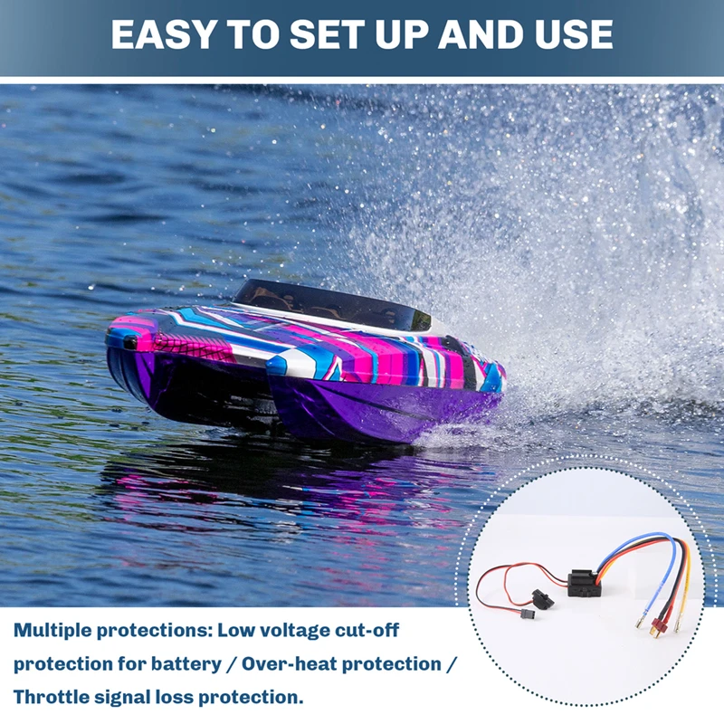 Электронный регулятор скорости 80A водонепроницаемый электронный с программной