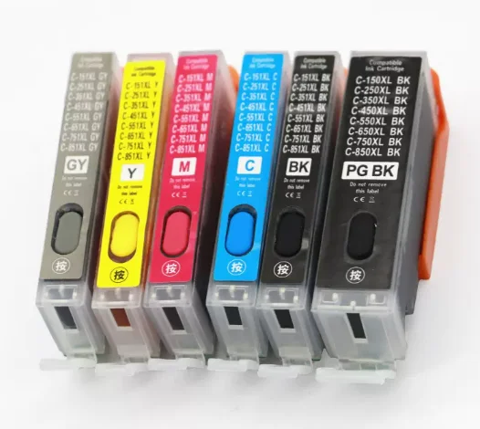 

New Refillable Ink Cartridge PGI-150 CLI-151 for Canon PIXMA MG5410 MG5510 MG5610 MG6410 MG6610 IP7210 MX721 IX6810 printers