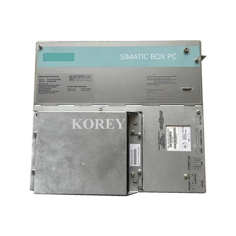 

Siemens Industrial PC PC627B 6ES7647-6BD26-0BB0