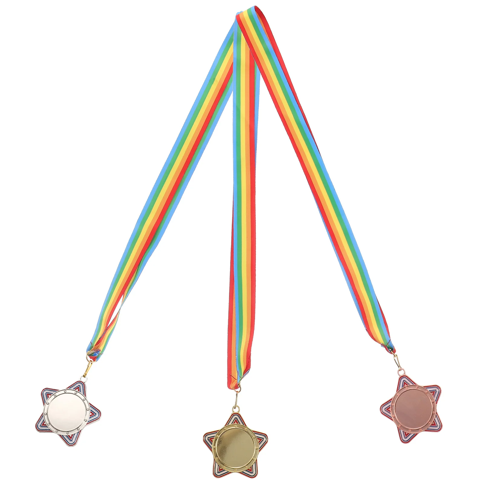 

3pcs Creative Premium Unique Shape Reusable Practical Medals Awards Medal for Party