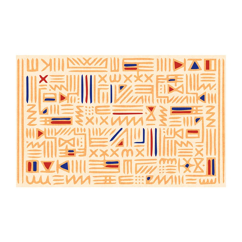 

Pink Luxury Nordic Carpet Living Room Bedroom Coffee Table Bedside Floor Rugs Geometric Modern Rectangle Carpet Floor Mats