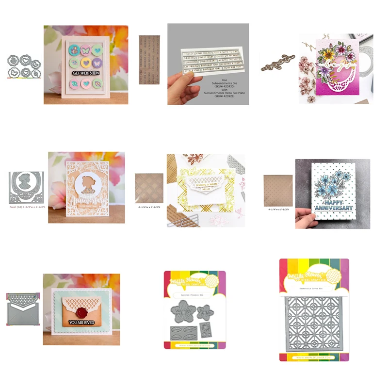 

2022New Christmas Decoration Metal Cutting Sliding Box Scrapbook Craft Paper Template