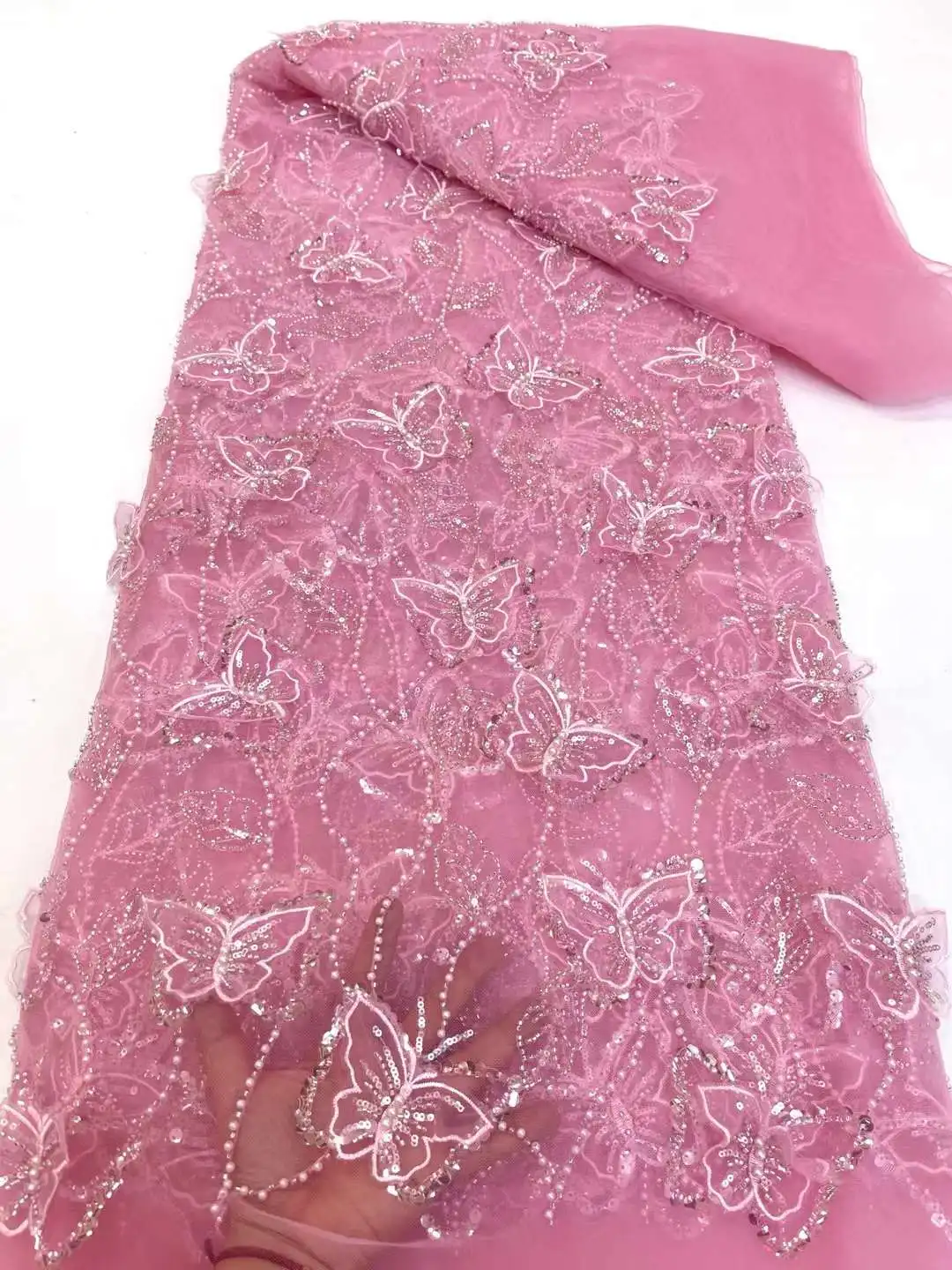 Новейшая африканская кружевная ткань Iris Japonica роскошные французские блестки