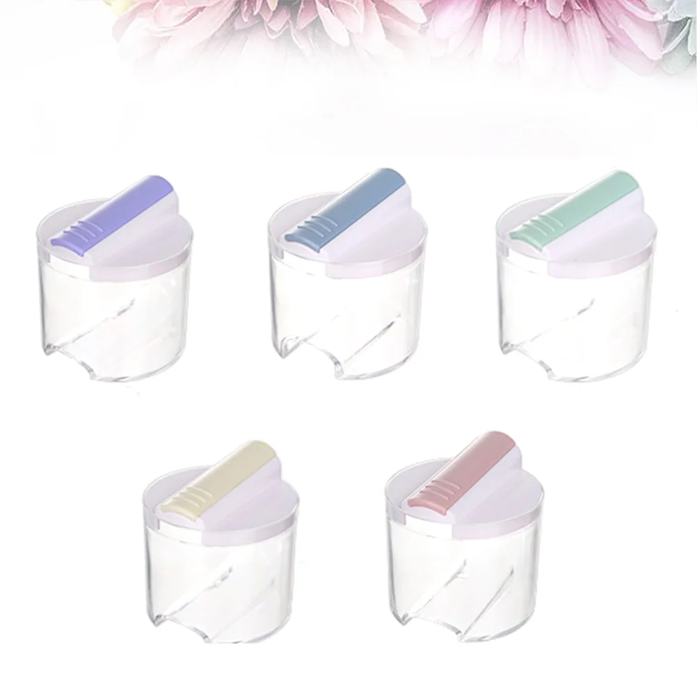

5PCS Portable Creative Nontoxic Seasoning Box Storage Container Seasoning Bottles for Retaurant Home
