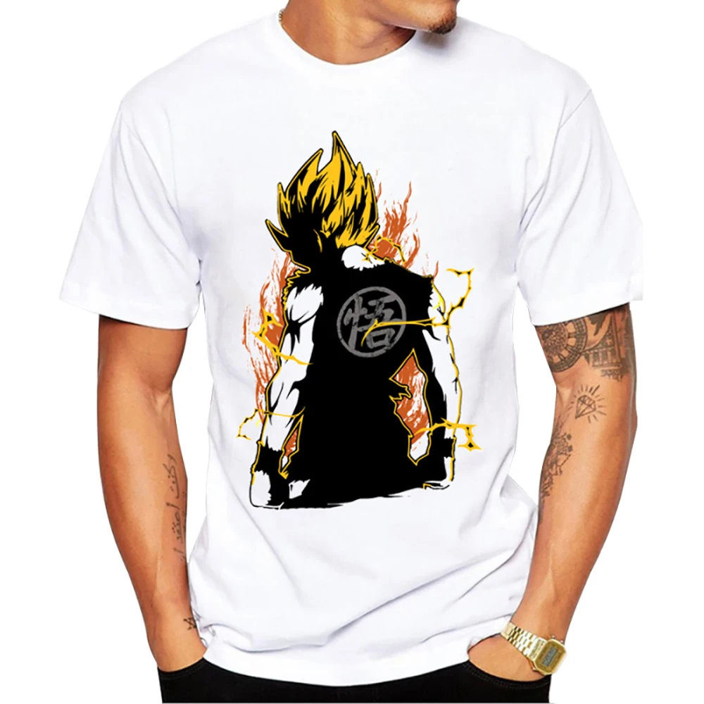 

2022 Men's New Japanese Anime Design T-Shirt Cool Cartoon Printed Tops Tee