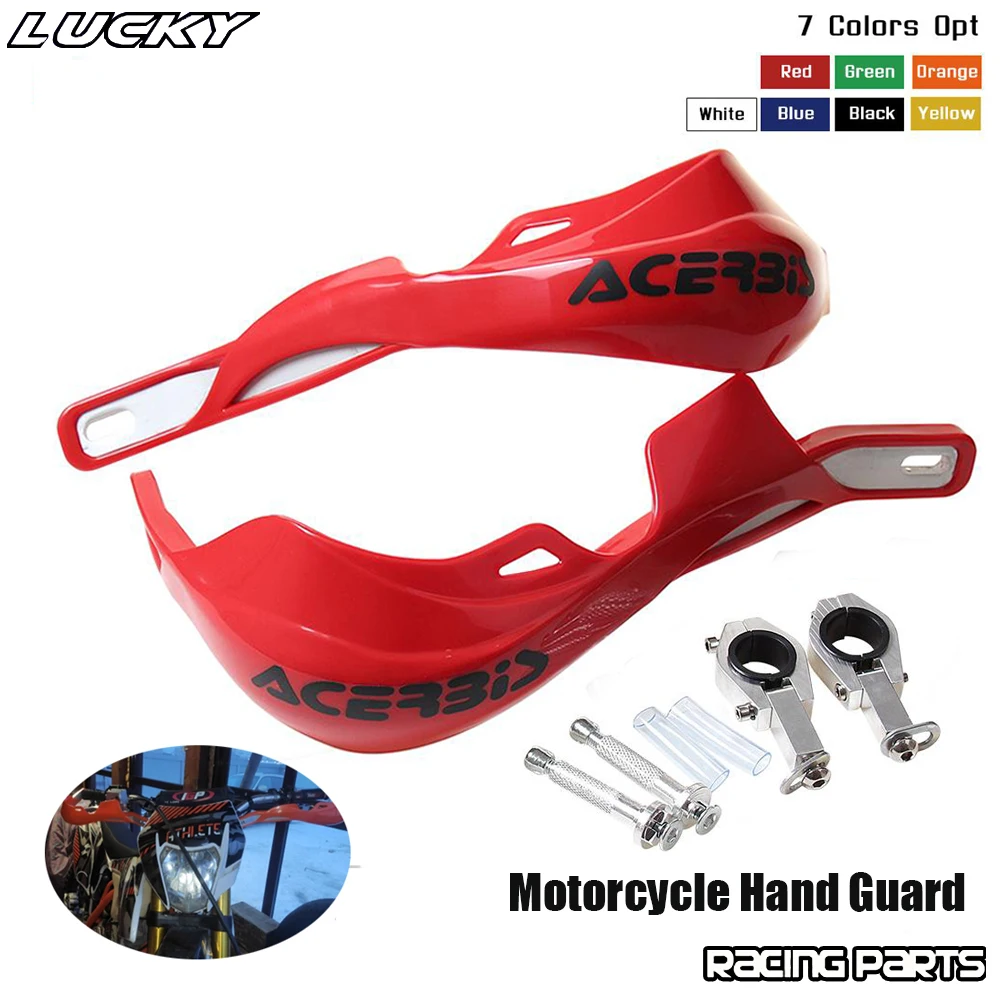 Купи 22MM 28MM Motorcycle Hand Guards Handle Protector Handguard Handlebar Protection For KTM YAMAHA YZ HONDA SUZUKI Pit Dirt Bike MX за 548 рублей в магазине AliExpress