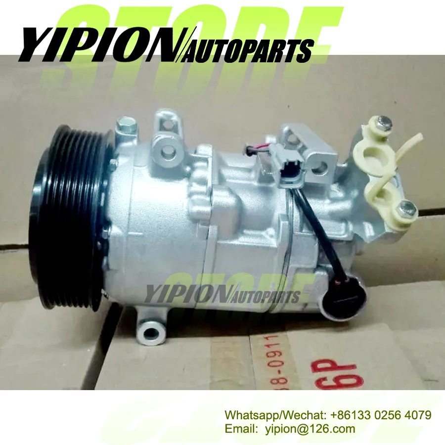 Компрессор кондиционера c6SEL14C Aircon для Renault Megane Scenic Grand III 3 DENSO 447150-0010 8200956574 82009 56574