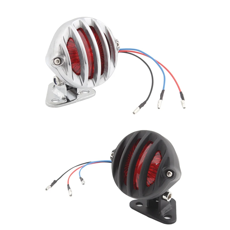 

Motorcycle LED Cafe Racer Style Stop Tail Light Motorbike Brake Rear Lamp Taillight for Bobber Chopper