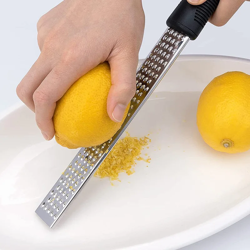 

1PCS Stainless Steel Cheese Planer Multi-function Cheese Planer Chocolate Lemon Planer Kitchen Gadget Cheese Mushroom Soup