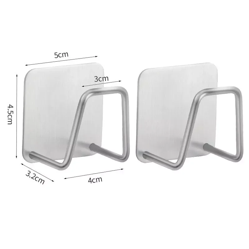 

Kitchen Adhesive Strong Wall Hanger Hook sink Sponges Holder Drain Drying Rack Storage Organizer Bathroom Suction Cup Self