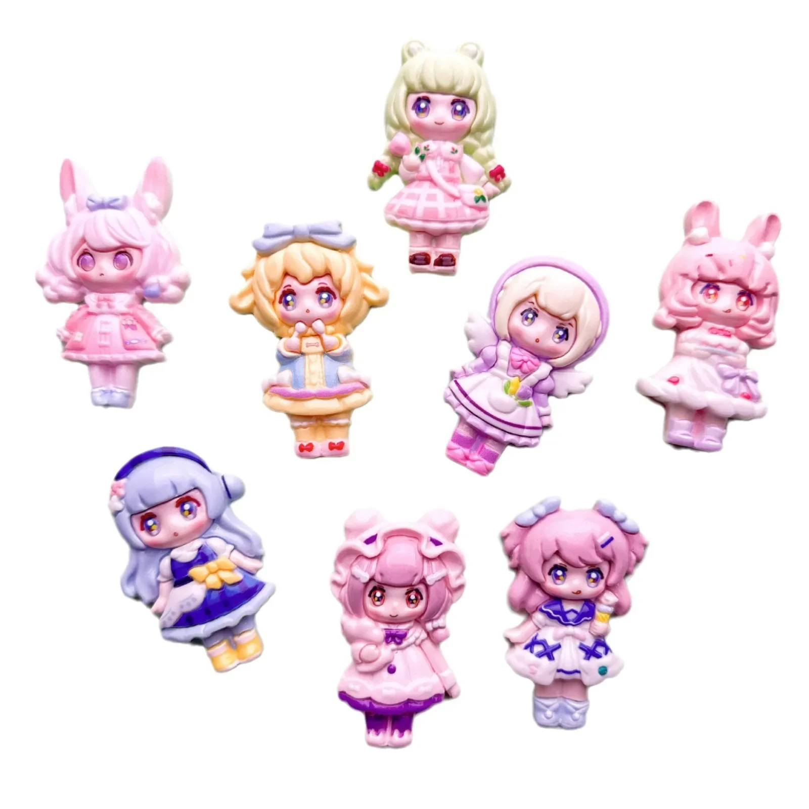 2 шт. мультфильм Глянцевая большая карточка фрикцион принцесса женская модель