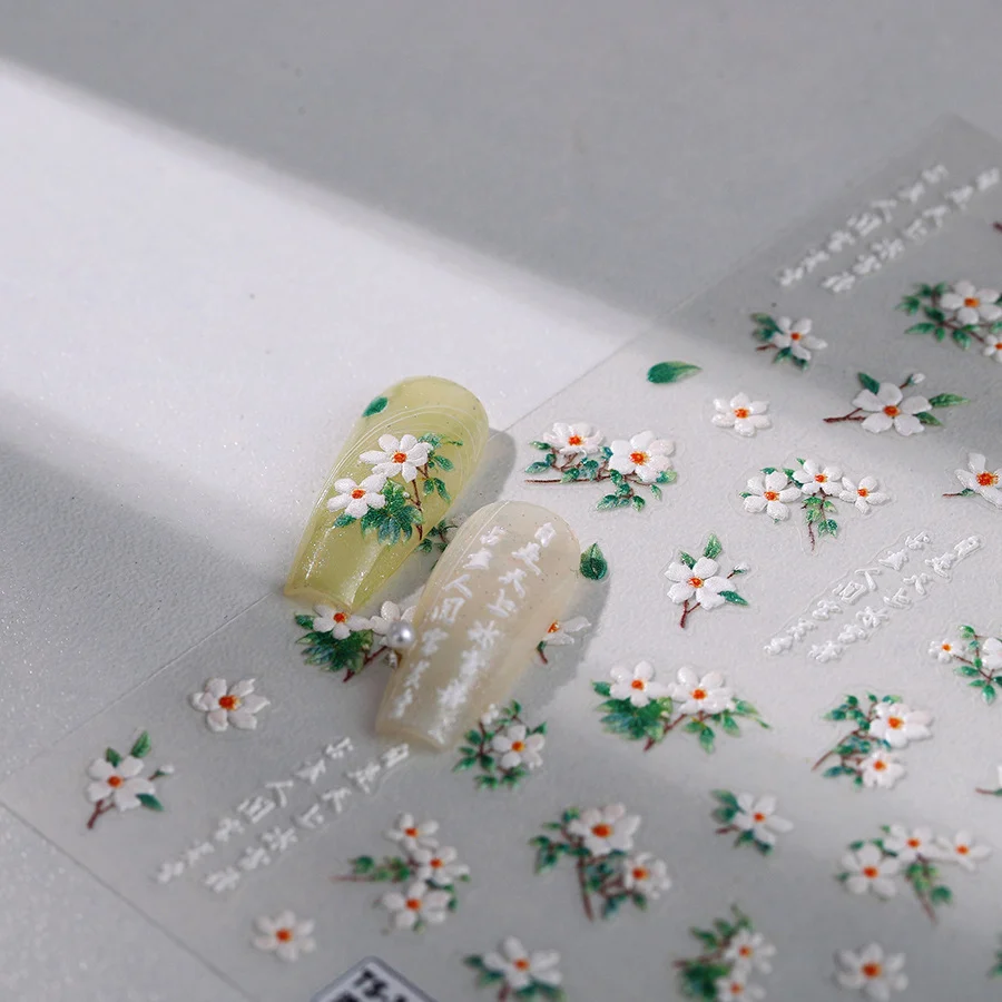 Наклейки для дизайна ногтей наклейки маникюрные украшения аксессуары 5D