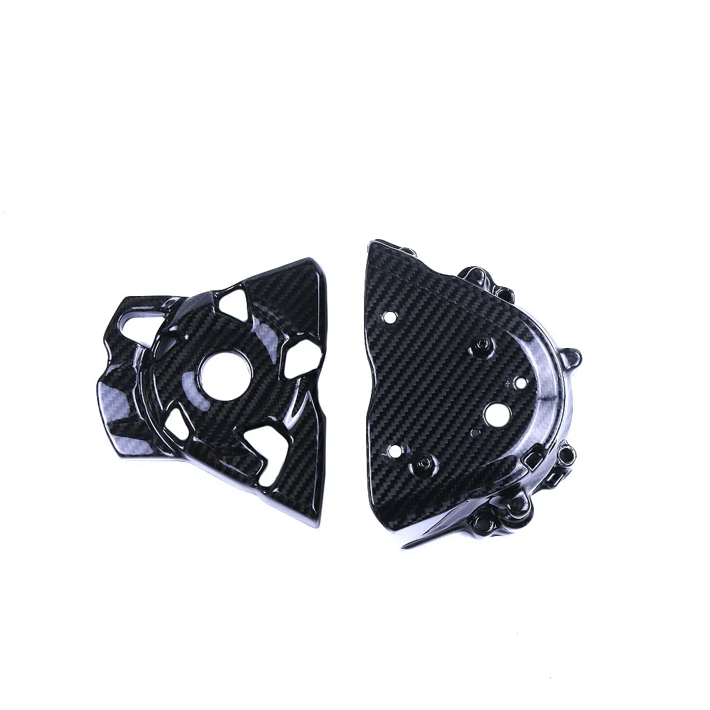 

For Kawasaki Z1000 2014 2015 2016 2017 2018 2019 2020 2021 3K Carbon Fiber Sprocket Cover With Side Cover Motorcycle Accessories