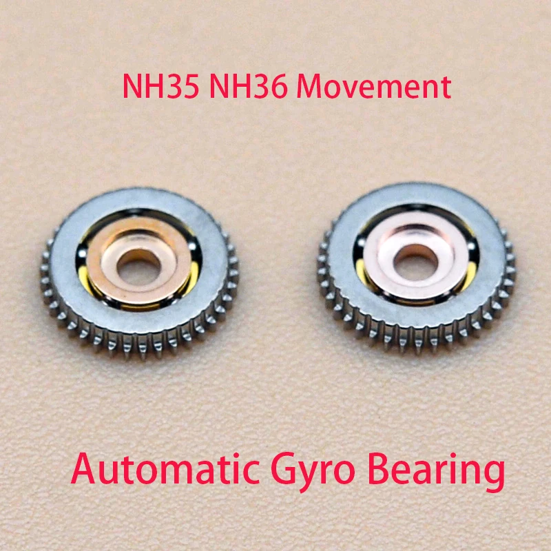 1/2 PCS NH35 NH36 Japan Movement Automatic Gyro Bearing Automatic Gyro Roller Bearing Watch Repair Aftermarket Replace Parts