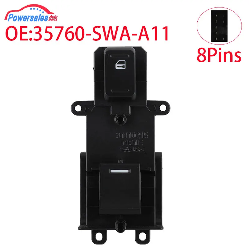 

Новая кнопка включения стеклоподъемника автомобиля для Honda CR-V 2010-2011 35760-SWA-A11 35760SWAA11