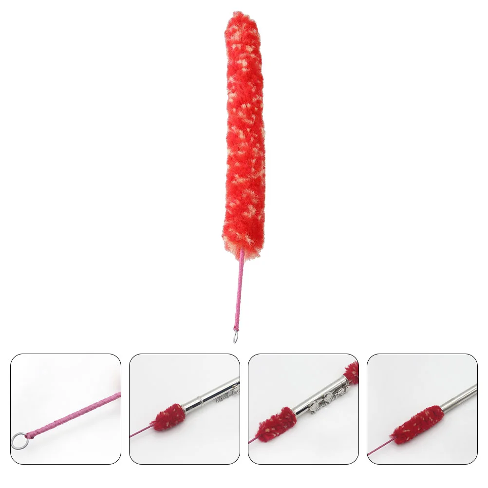 

1Pc Flute Piccolo Cleaning Brush Flute Piccolo Cleaning Supply Flute Brush (Red)