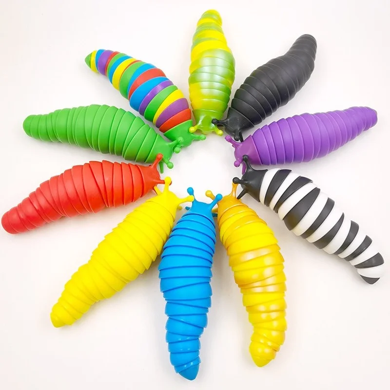 

Fidget Toys Spotify Premium Slug Decompress Toy Snail Caterpillar Children's Educational and Education Decompression Vent Toys