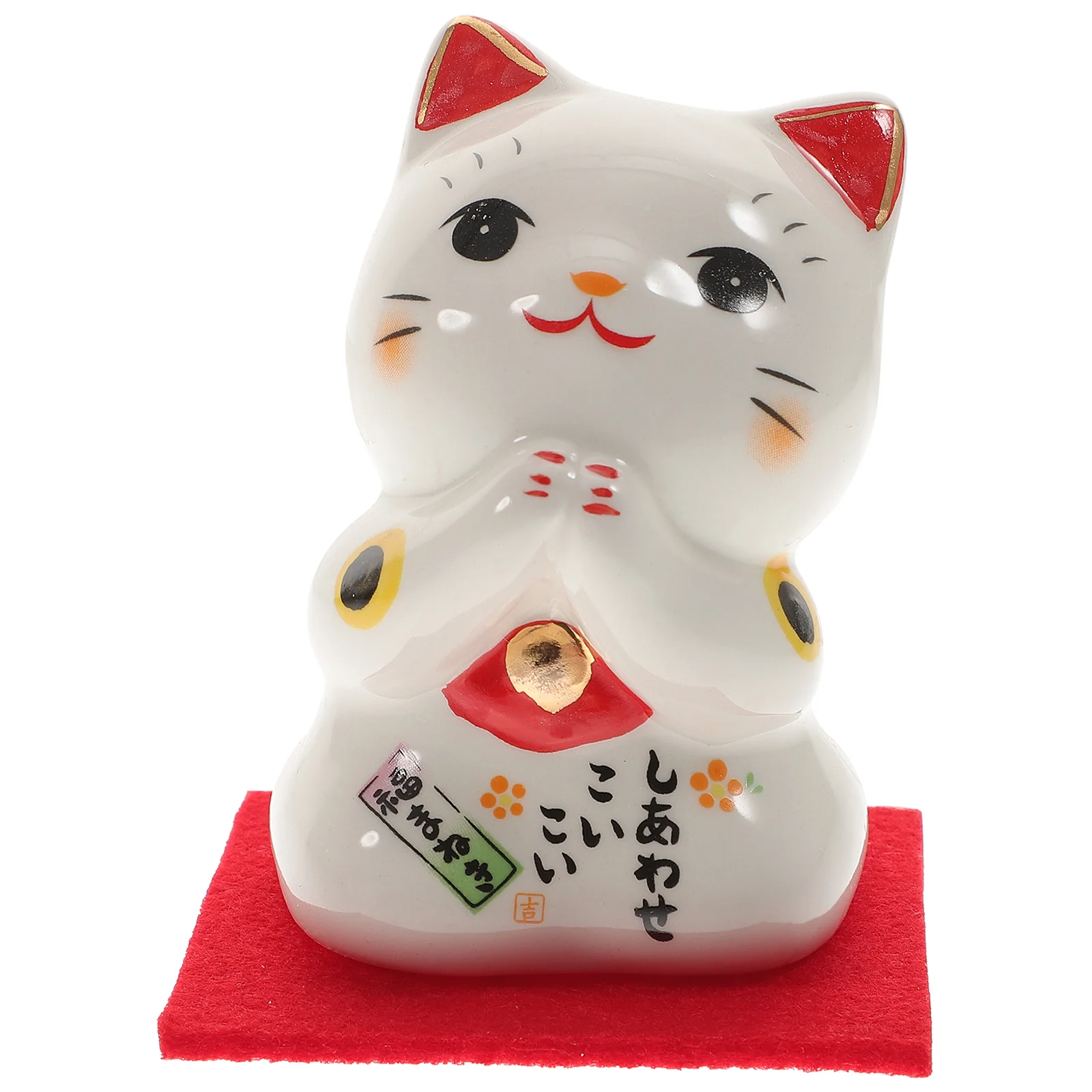 

Desktop Decor Desk Topper Chinese Figurine Home Décor Lucky Cat Fortune Cat Figurine Japanese Fortune Cat