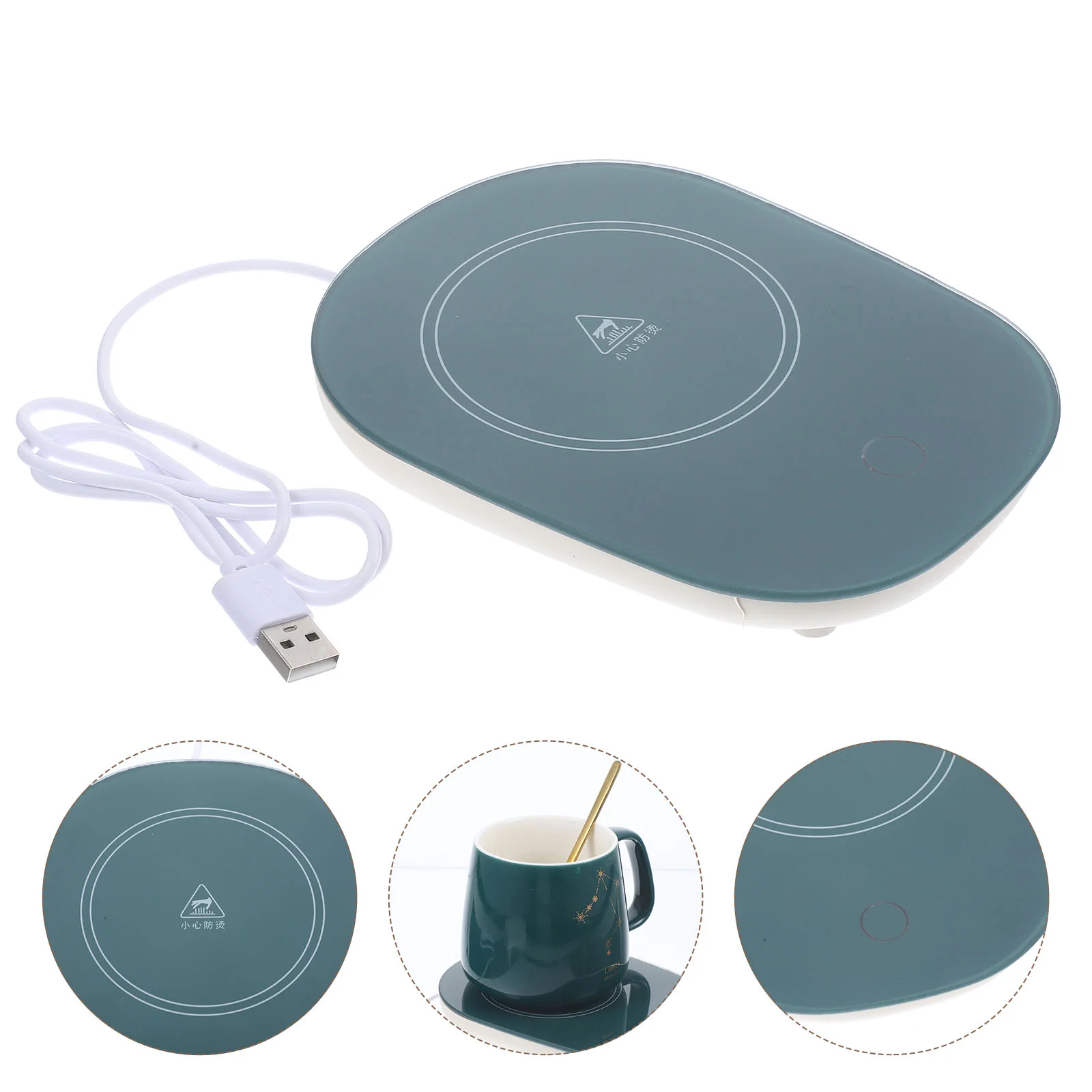 

Warmer Cup Mug Coffee Usb Desk Electric Heater Drink Plate Beverage Coaster Corded Heating Office Home Wireless Gadgets
