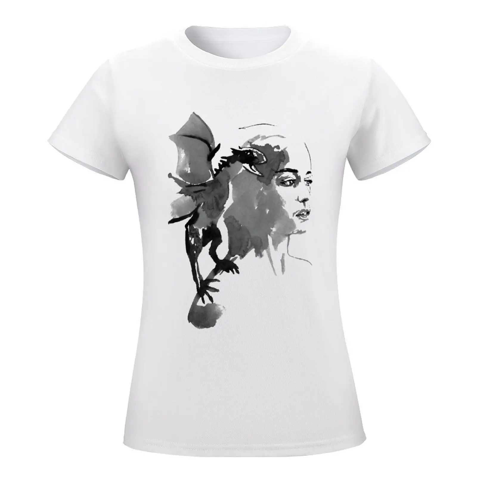 Мужская футболка с круглым вырезом на День Матери Дракон Тройная смесь Pechane S