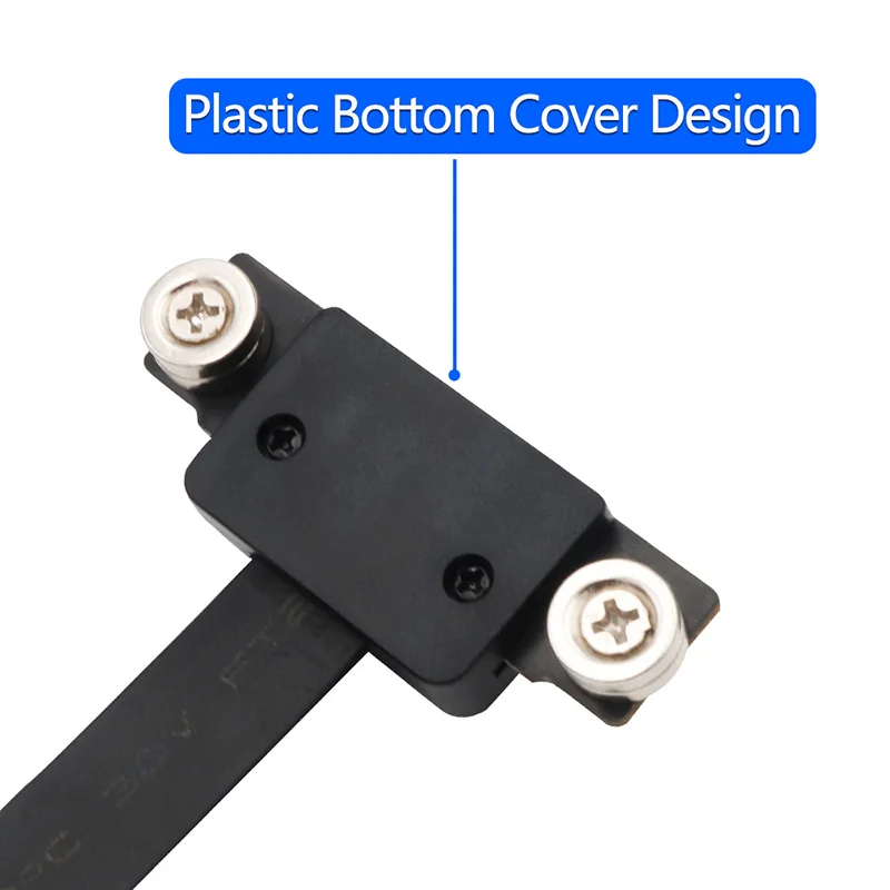 Удлинительный кабель PCI Express 1X 15 см со светодиодной магнитной подставкой для ног 3