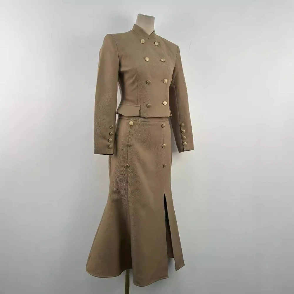 Женский комплект из двух предметов TWOTWINSTYLE элегантный однотонный жакет с