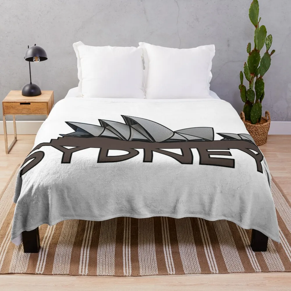 Одеяло для диванов Sydney Opera House одеяла большие ретро