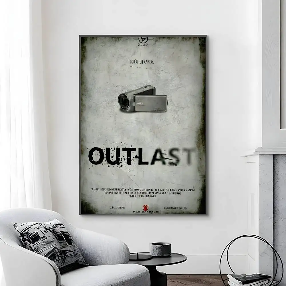

Плакат из игры Outlast, бумага