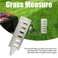 grass gauge tool metal ruler for cutting steel ultimatelawn garden trimming guide measuring prune plant y5r9