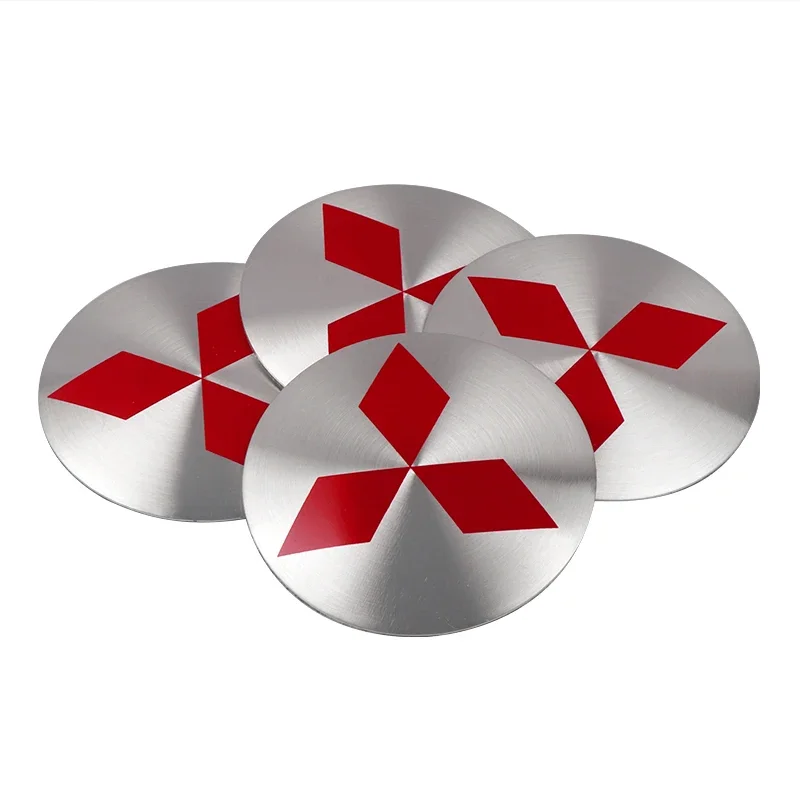 

4 шт., 56 мм, наклейка на крышку автомобиля, центральная крышка ступицы колеса, наклейка для MITSUBISHI Ralliart Lancer Competition Outlander ASX AIRTREK