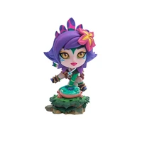 anime games lol neeko the curious chameleon q version 12 6cm hand made model decoration dolls toy collectibles pvc model toys