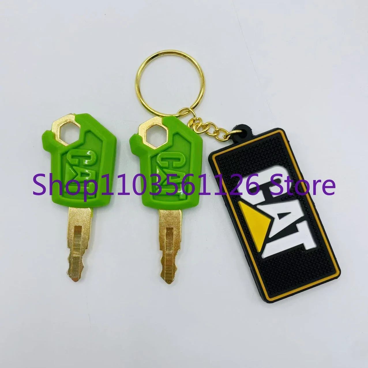 

5P8500 F0002 Ключ зажигания с ковшом, брелок для ключей Caterpillars, экскаватор, тяжелое оборудование